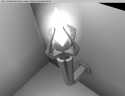 lampe  accrocher au mur ou au sol, pouvant mme s'adapter sur des parois trs dures (comme celles d'un grotte par exemple)